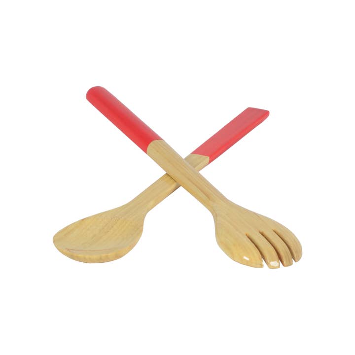 albert L. (punkt) Inc. - Wholesale Serving Utensil - Large Bamboo Server Set7