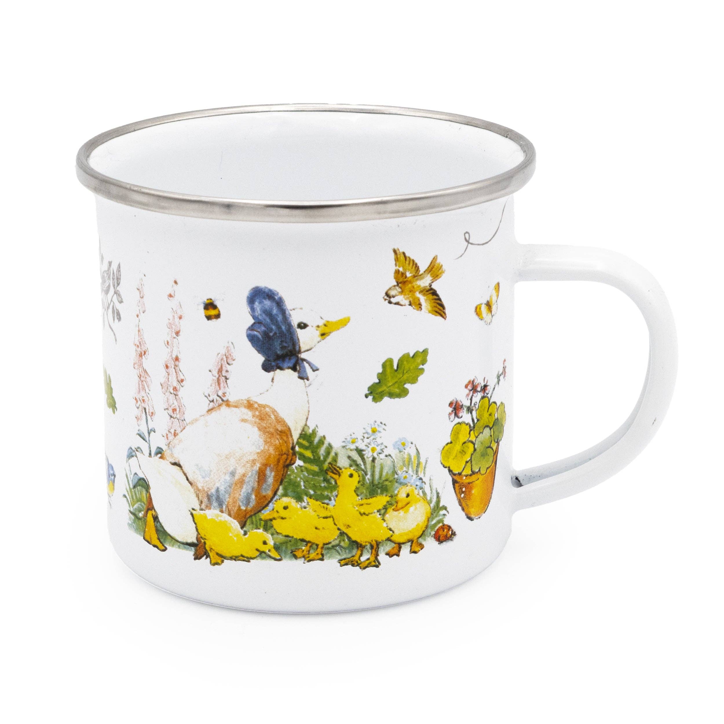 Robert Frederick Ltd – wholesale Coffee mug – Jemima Puddle-Duck Enamel Mug - Classic Beatrix Potter Design1