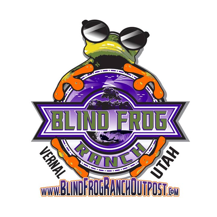 Calcomanías Blind Frog Ranch, material para programas de televisión, pegatinas BFR, paquete de 3 para venta al por mayor de Smithco Distributing
