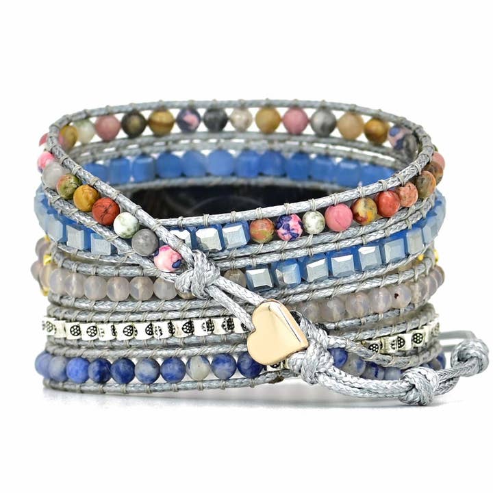 Free Spirit Shop - Wholesale Watch band/strap – Women's - Sodalite & Mixed Beads Apple Watch Band1