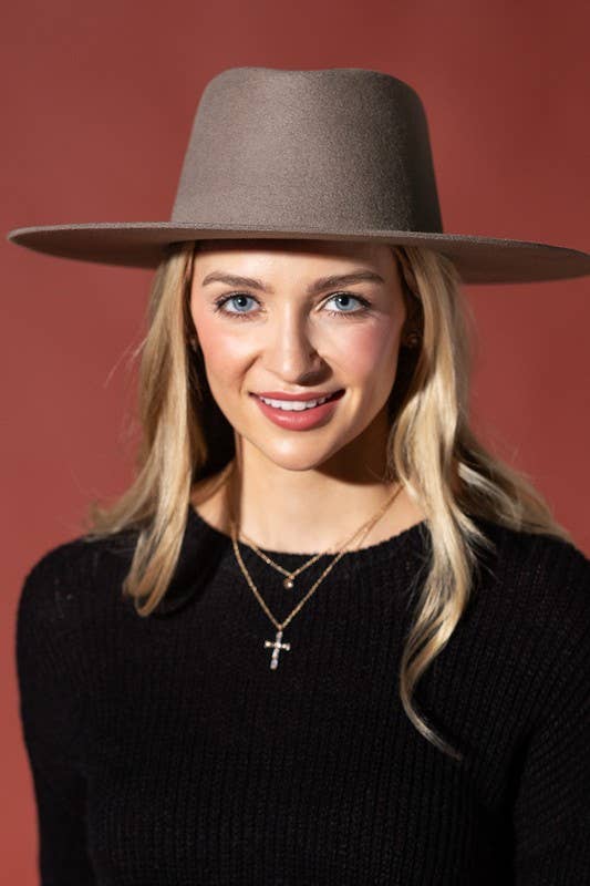 Urbanista - Wholesale Fedora - Women's - 100% Australian Wool Triangular Panama Hat-Blank16