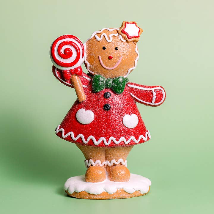 A Cheerful Giver - Wholesale Christmas Decoration - Mrs. Swirl Gingerbread — Christmas, Holiday Decorations2