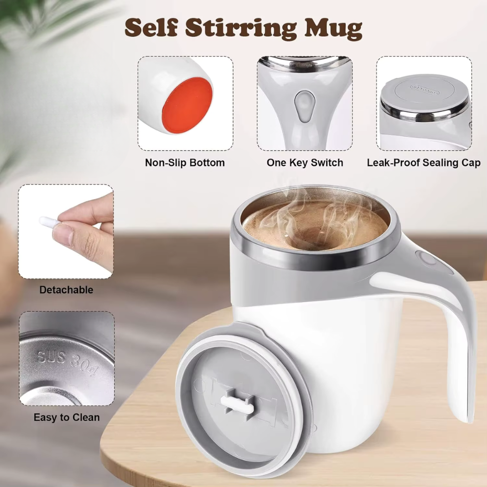 Moderny - Wholesale Coffee Mug - Automatic Stirring Coffee Cup4