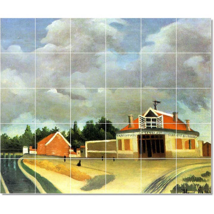 Canvastavla Konst Keramiska plattor Väggmålning PT23069 för wholesale av Picture-Tiles.com