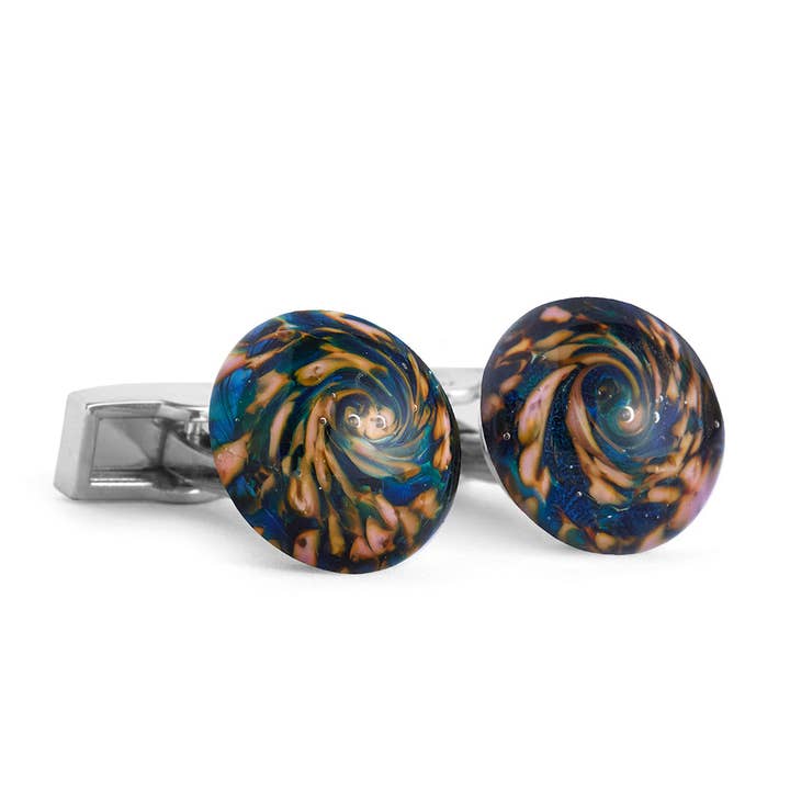 Boutons de manchette « Denali » pour la vente par 1771 Philadelphia Glass Works