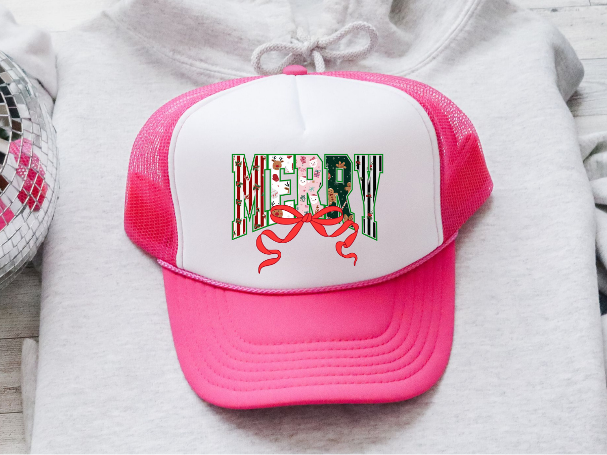 H+P Wholesale - Wholesale Trucker Hat - Women's - Bow Merry Trucker Hat0