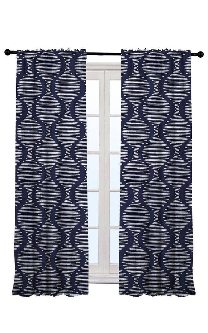 Bes Home Design - Venta al por mayor Cortinas - Juego de 2 paneles de cortina Boho Home Decor de tamaño personalizado13