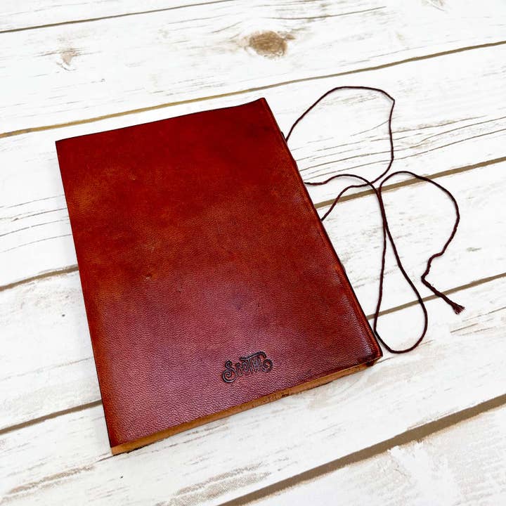 Soothi | Containers Of Creativity - Wholesale Journal/Diary - The Future Belongs, Eleanor Roosevelt Leather Journal - 8x63