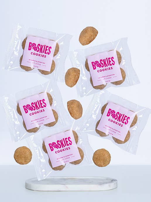 Strawberry Preserves Cookie Mini Packs for wholesale by Booskies Cookies