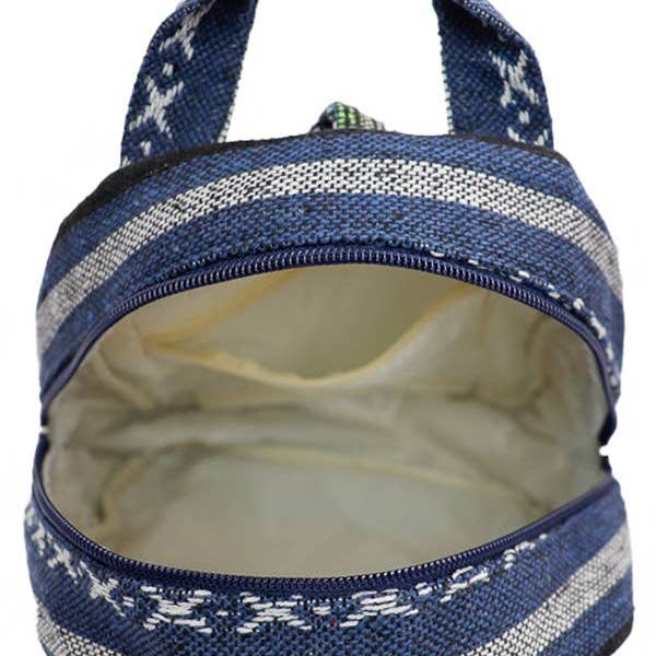 ASSORTED Navajo Boho Tribal Woven Backpack for wholesale on Faire6