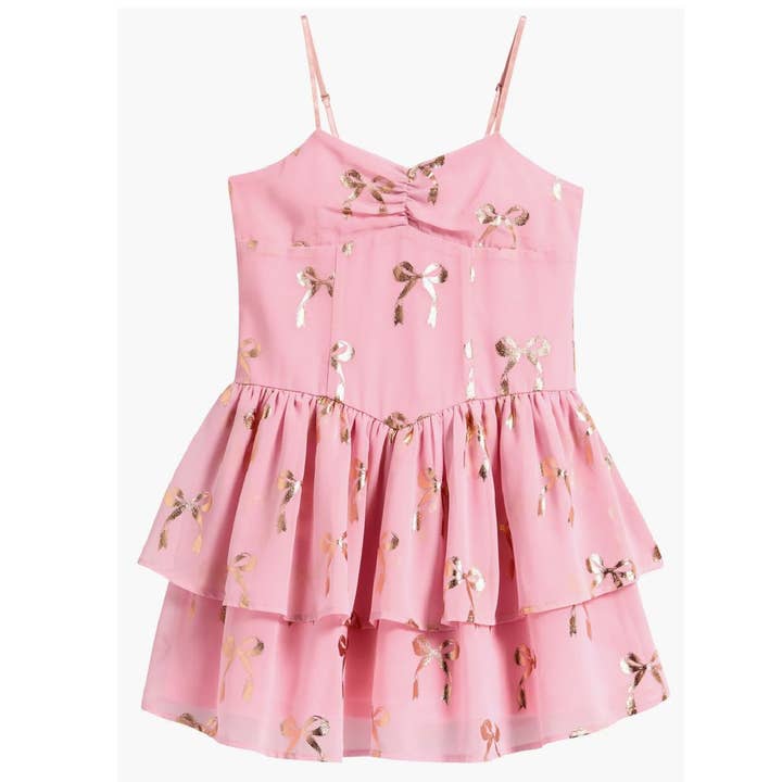 Tweens Peri Floral Party Dress for wholesale by Ava & Yelly