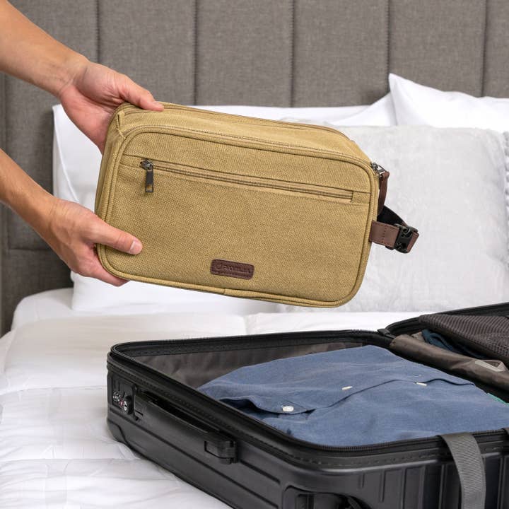 Pavilia - Wholesale Toiletry bag – Unisex - Canvas Dopp Kit Toiletry Bag21