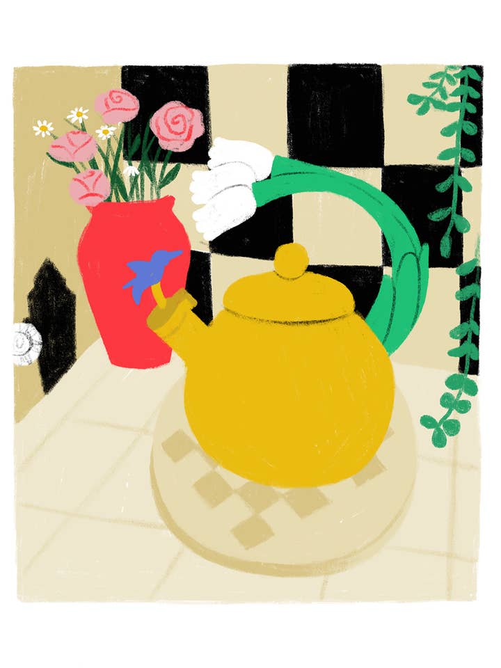 Tekanna konsttryck för wholesale av Allison Poplett