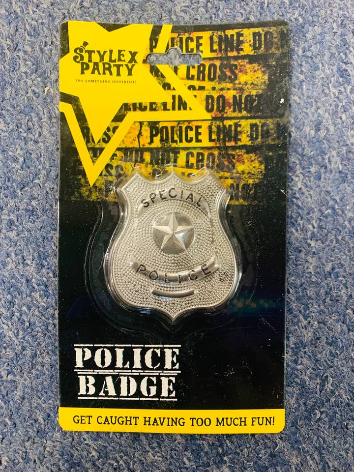 Stylex Party - Wholesale Costume - Unisex - Police Badge Fancy Dress Costume Accessory Halloween