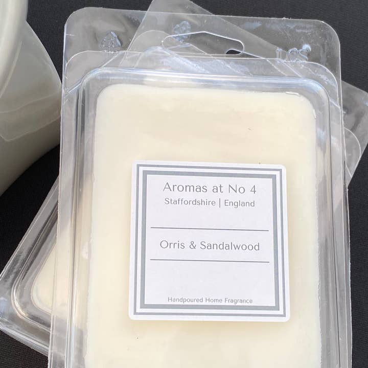 Orris & Sandalwood Wax Melt for wholesale by Aromas at No 4