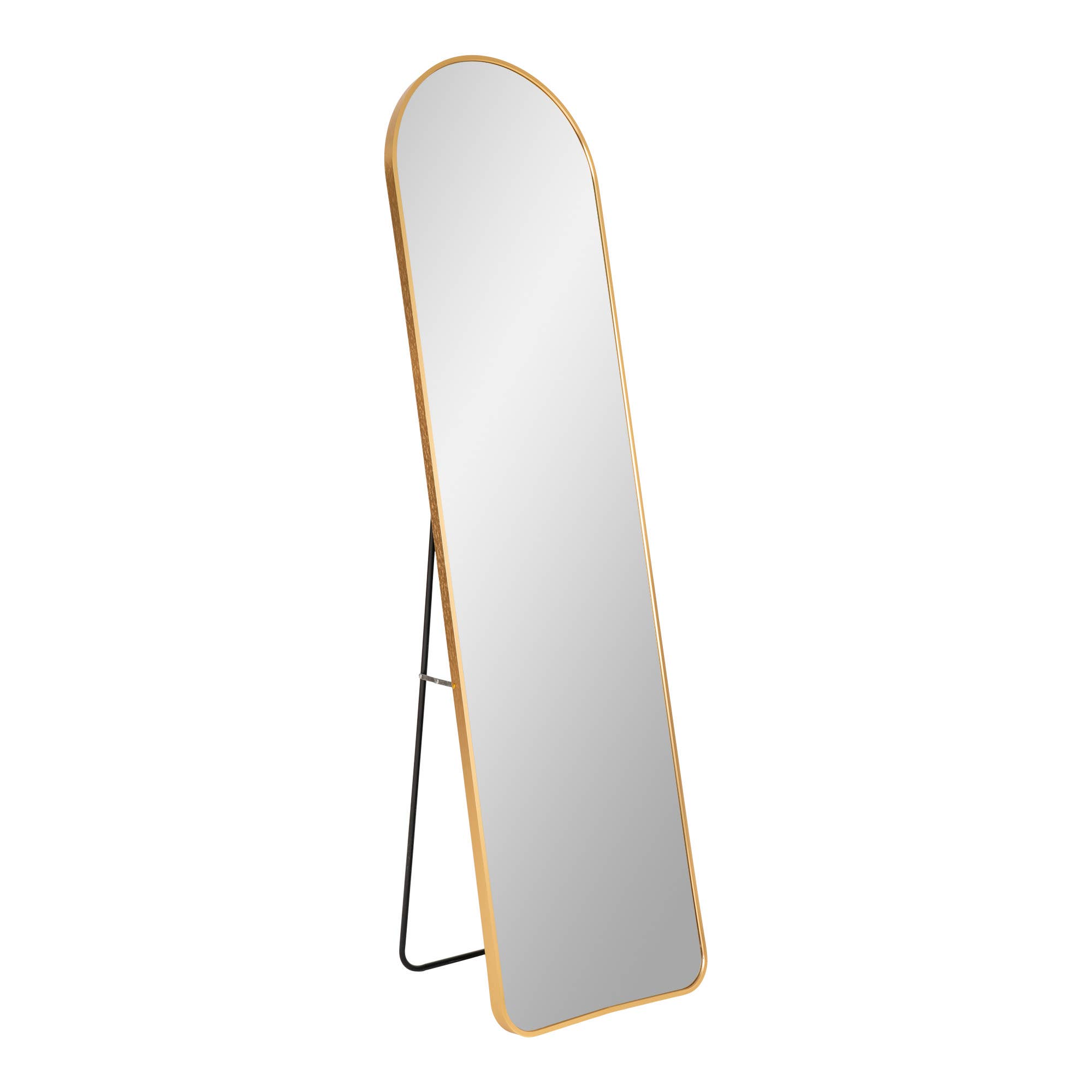 Madrid Mirror - Mirror with brass look frame 40x150 cm for wholesale on Faire4