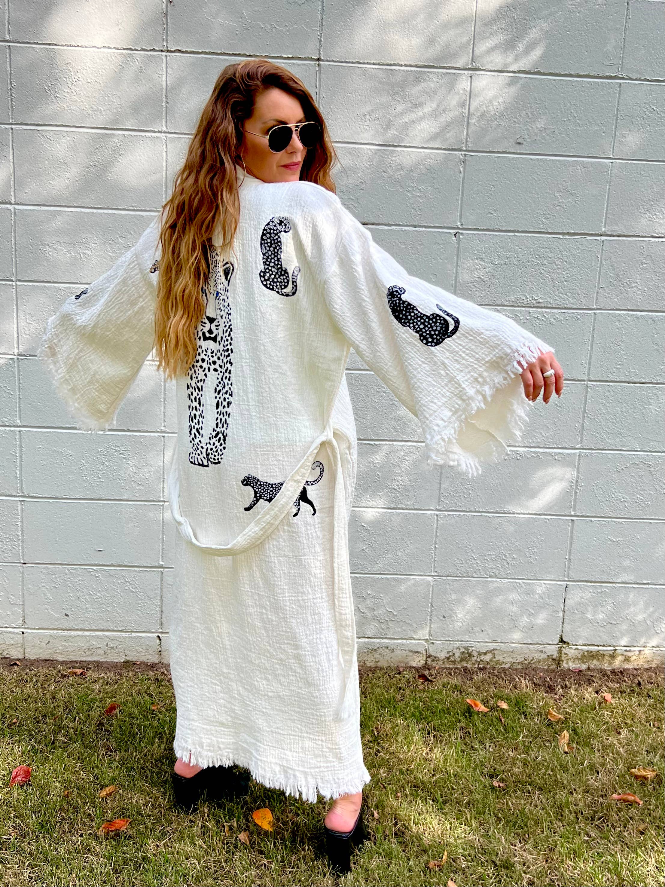 Karli Buxton - Wholesale Kaftan - Women's - Black Leopard Kaftan Christmas!3