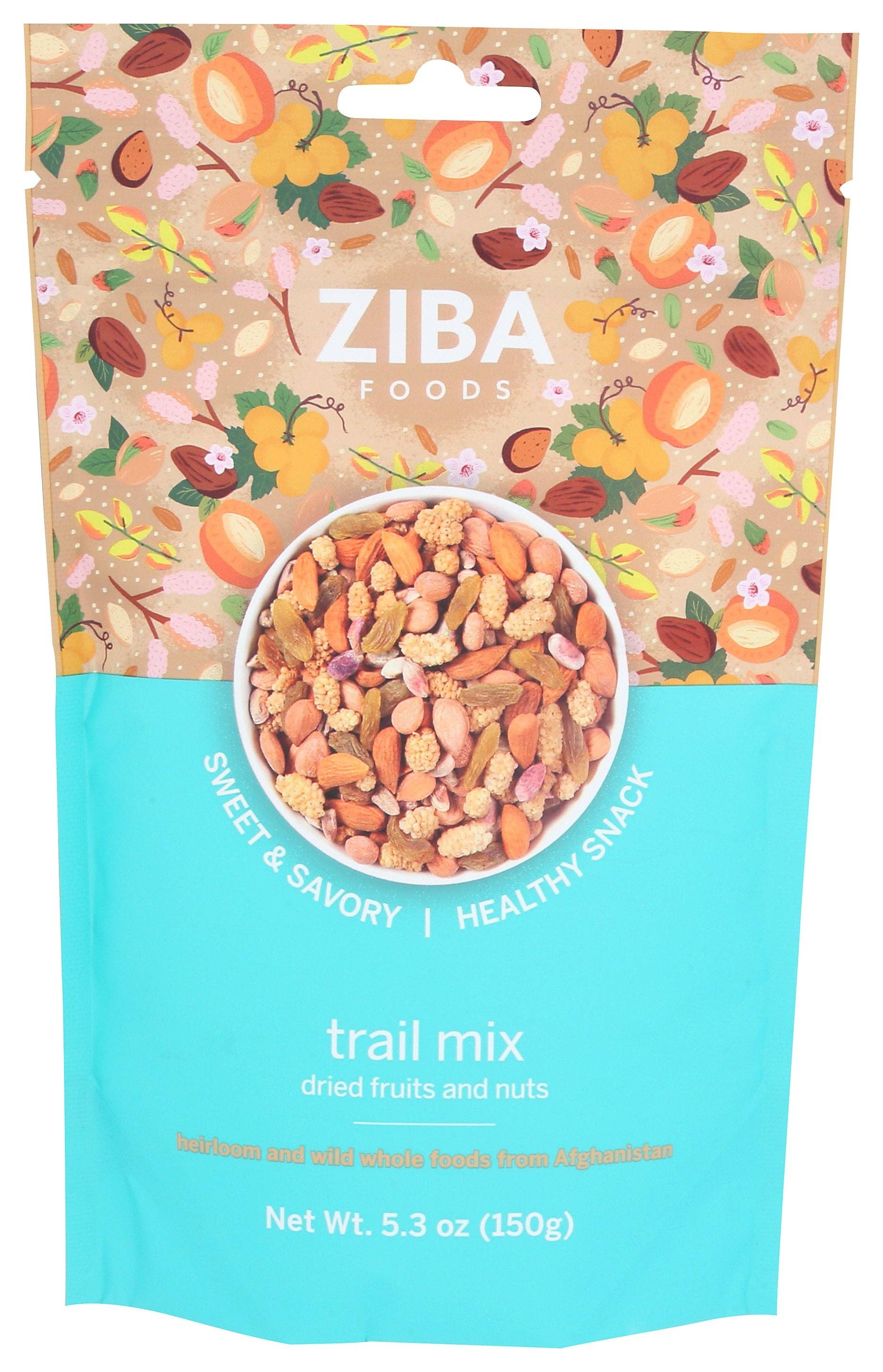 Everyday Supply Co - Wholesale Trail Mix - ZIBA FOODS NUTS AND FRUIT TRAIL MIX - Case of 6