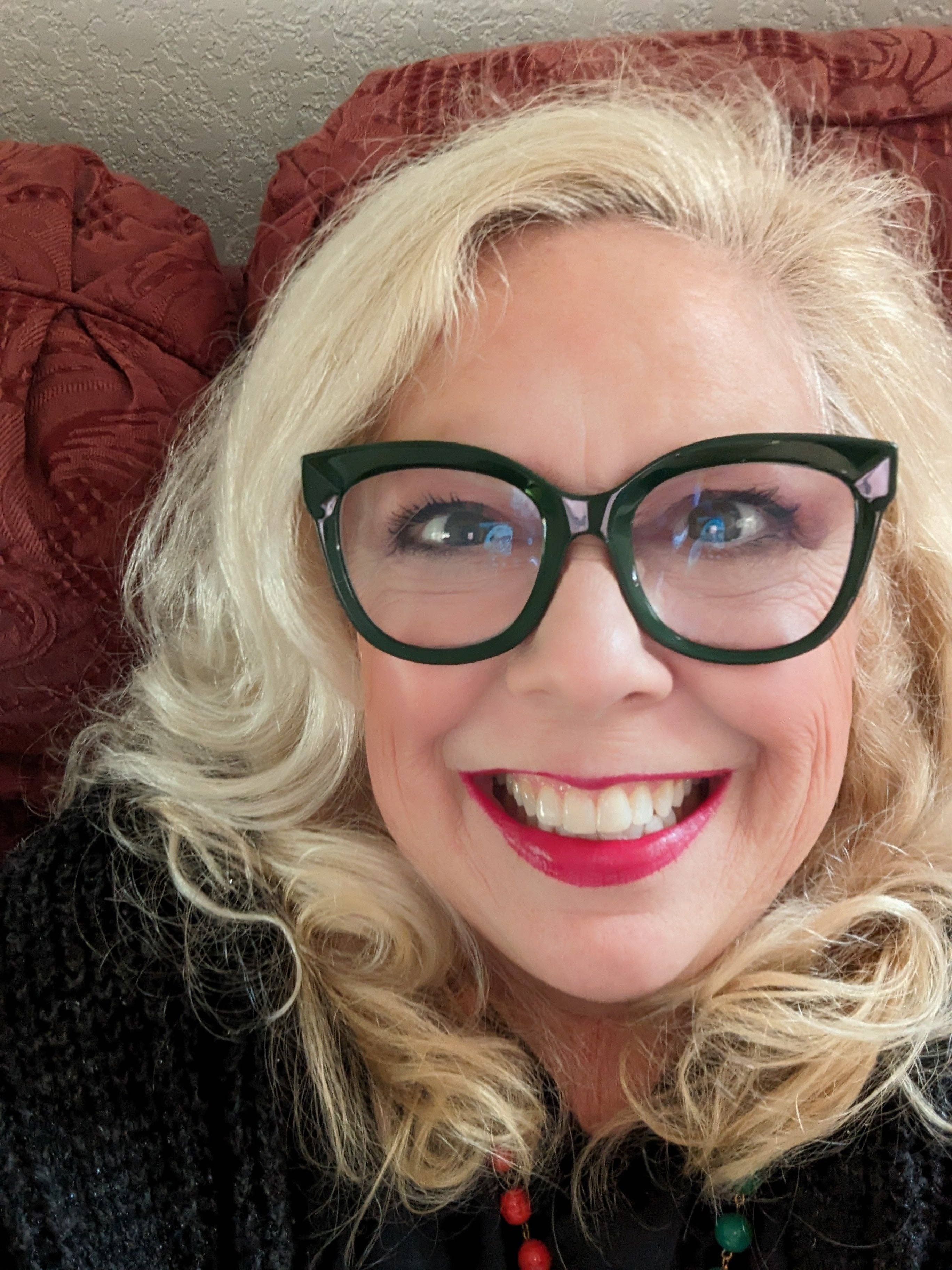 Gay Isber Designs - Wholesale Cuff Bracelet - Emerald Green Clear Confetti 2.5 inch wide Clear Resin Cuff Bracelet Vintage Swarovski Faceted Stones Handmade Sustainable USA Sugar Gay Isber9