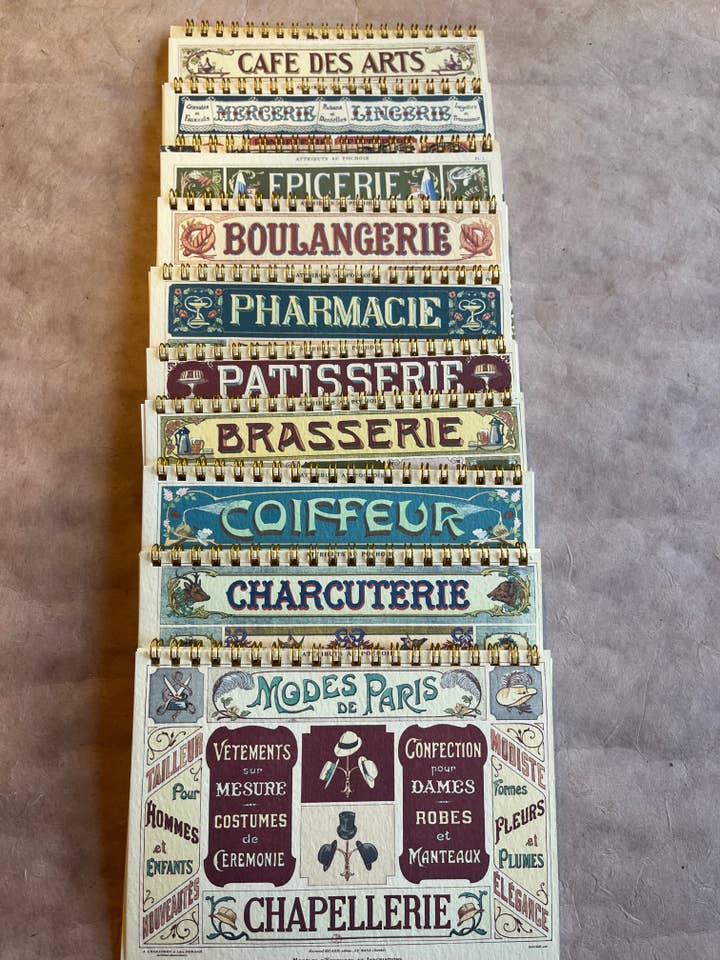 Parisian Shops Notebooks for wholesale by Parcel