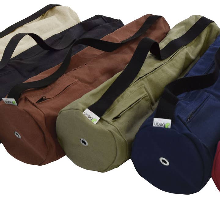 Yoga Handcrafted Hemp Mat Bag, Made in USA for wholesale by Bean Products
