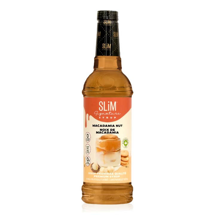 Slim Syrups Sugar Free Macadamia Nut Syrup for wholesale by Slim Syrups