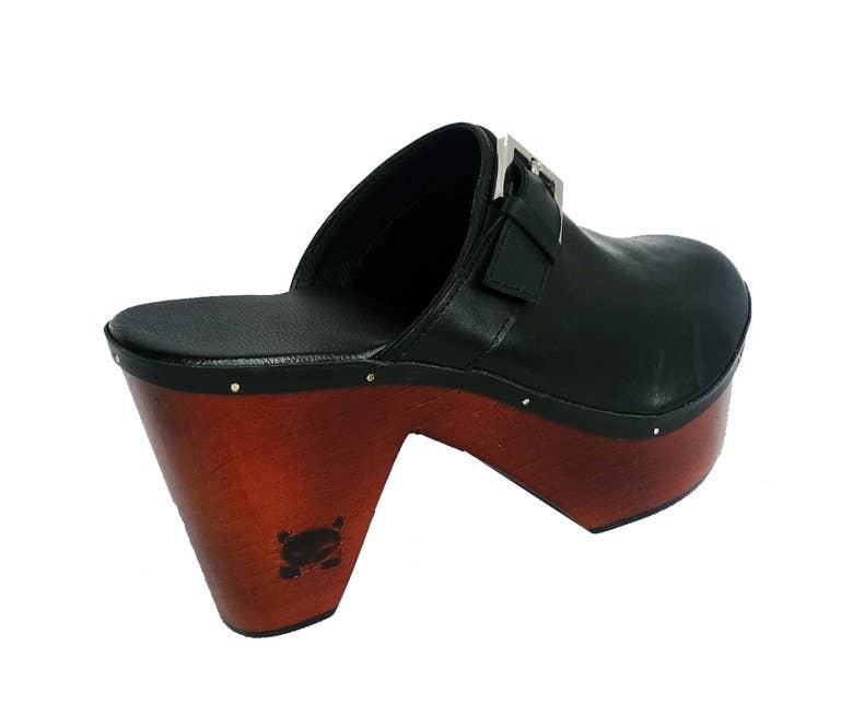 OMES - Vendita all'ingrosso Zoccoli - Donna - Nykyta: Zoccoli svedesi con suola in legno e cinturino con fibbia5