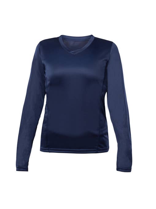 Blank Activewear - Venta al por mayor Camiseta deportiva - Mujer - CAMISETA MANGA LARGA MUJER L635, DRY FIT