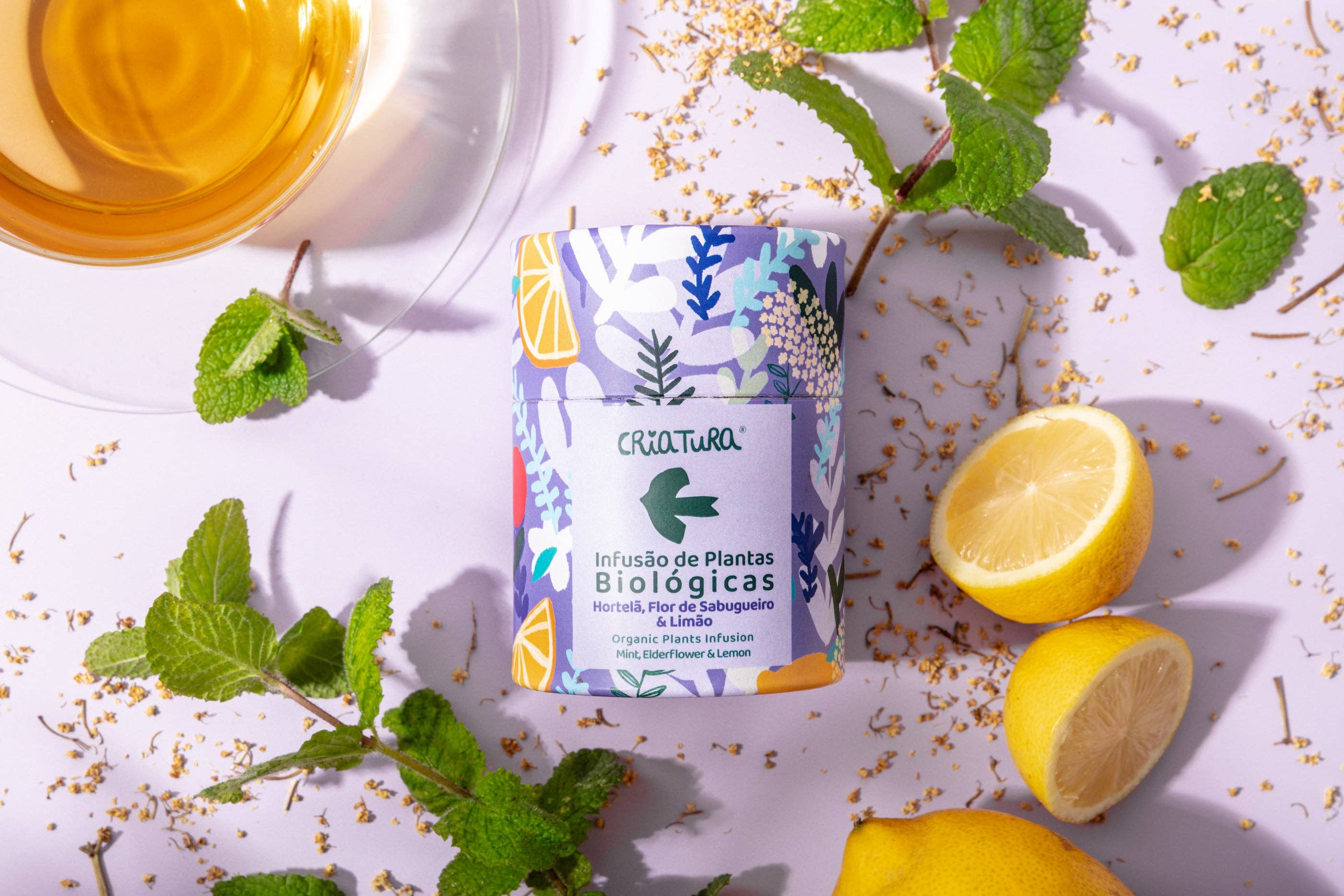 CRIATURA - Venta al por mayor Tés saludables/desintoxicantes - Té Herbal Orgánico - Menta, flor de saúco y limón1