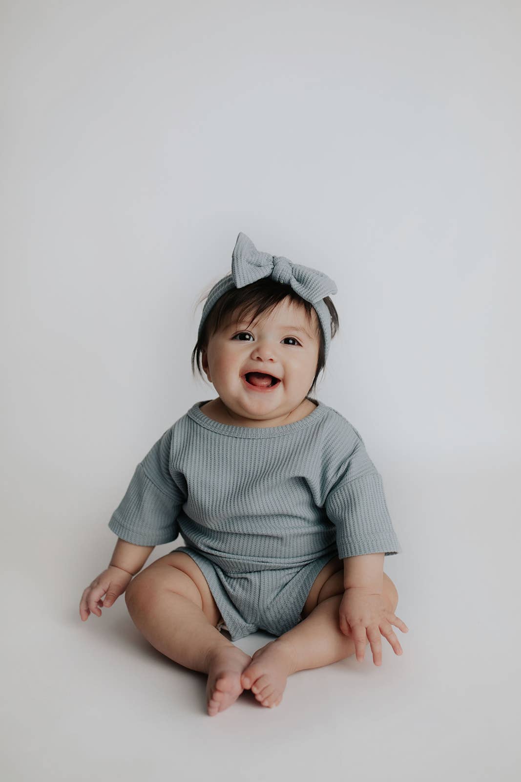 Three Little Tots – wholesale Top & short set – Kids – Santorini Summer Waffle Toddler Top & Bottom Set16