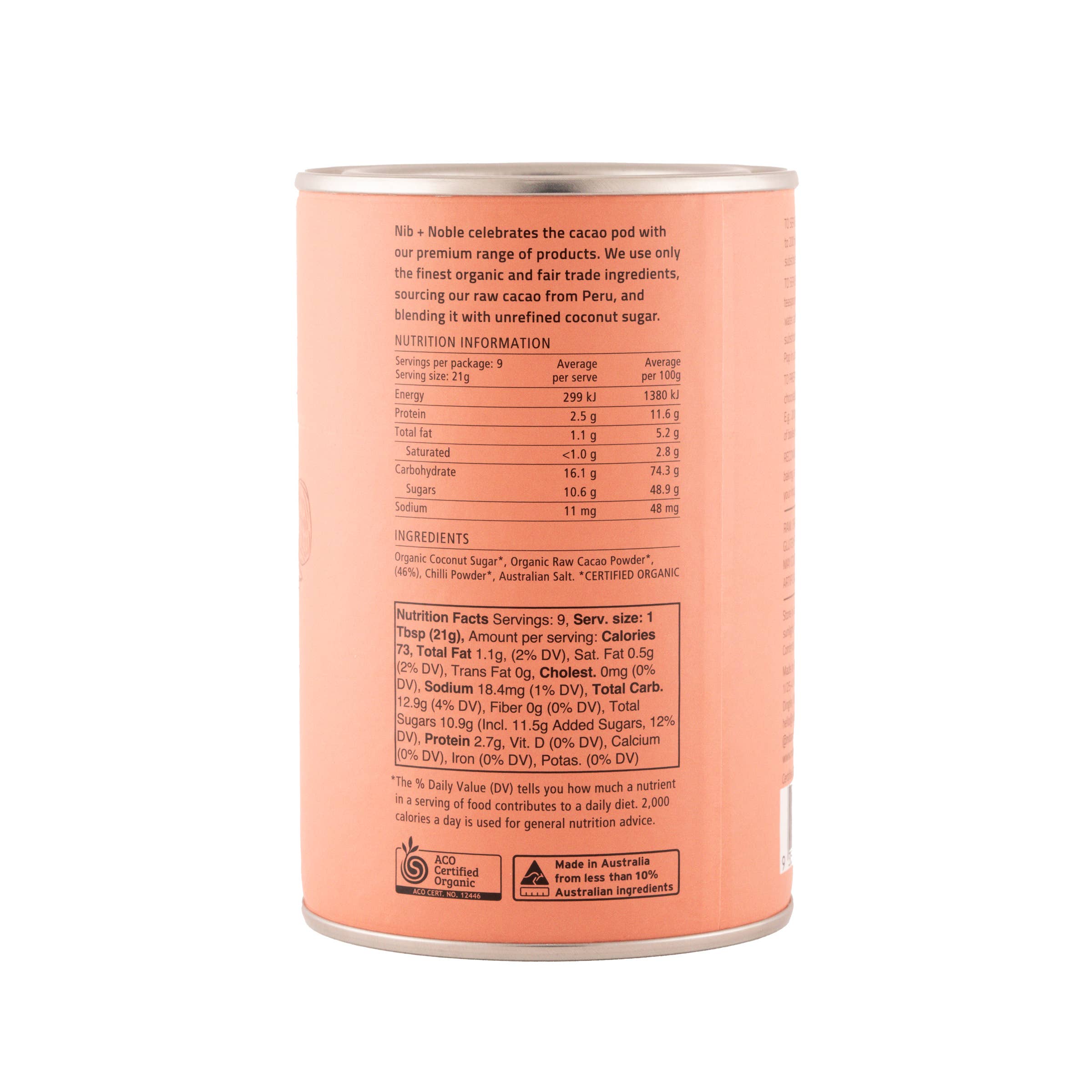 Nib and Noble - Wholesale Hot Cocoa Mix/Kit - Chilli Organic Drinking Chocolate1