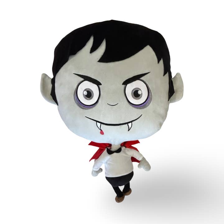 18" Halloween Decor, Plush Pillow - Vampire for wholesale by MaterialJill