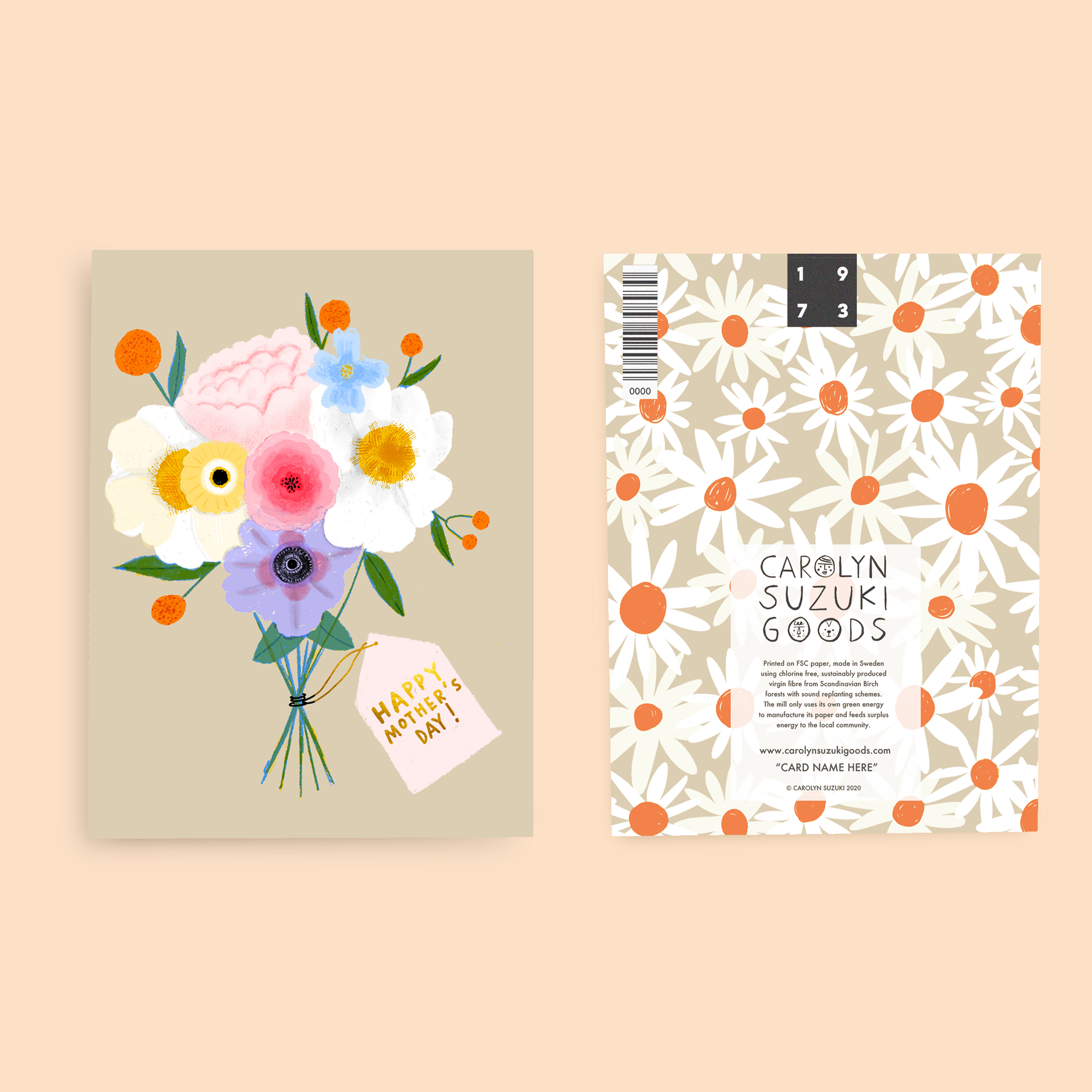 Carolyn Suzuki - Wholesale Moederdagkaartje - HANA TABA - Moederdagkaart1