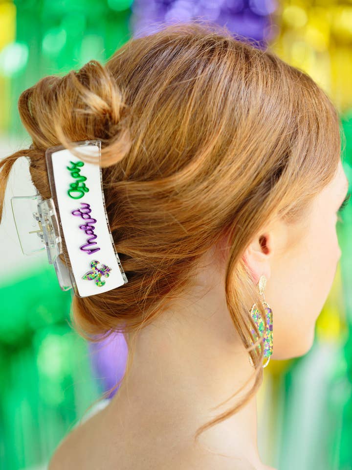Barrette de Mardi Gras pour la vente par TLD Designs