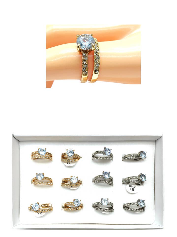 Verlobungsring-Set für Damen für den Großhandel von Lucylou Collection