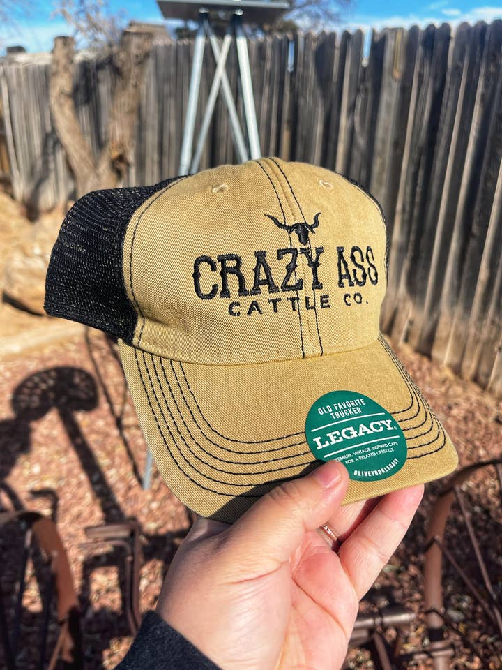Crazy Ass Cattle kaki/noir pour la vente par Buckin Barn Wholesale