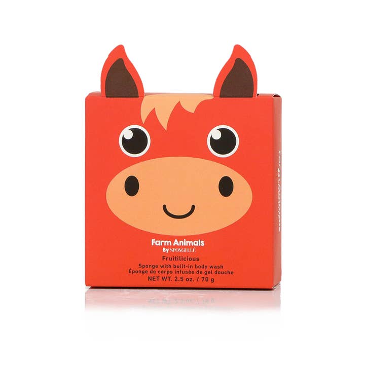 Spongellé | Christmas 2025 | Stocking Stuffers | Gifts - Wholesale Sponge - Kids & Baby - Henry Horse Farm Animals Sponge2