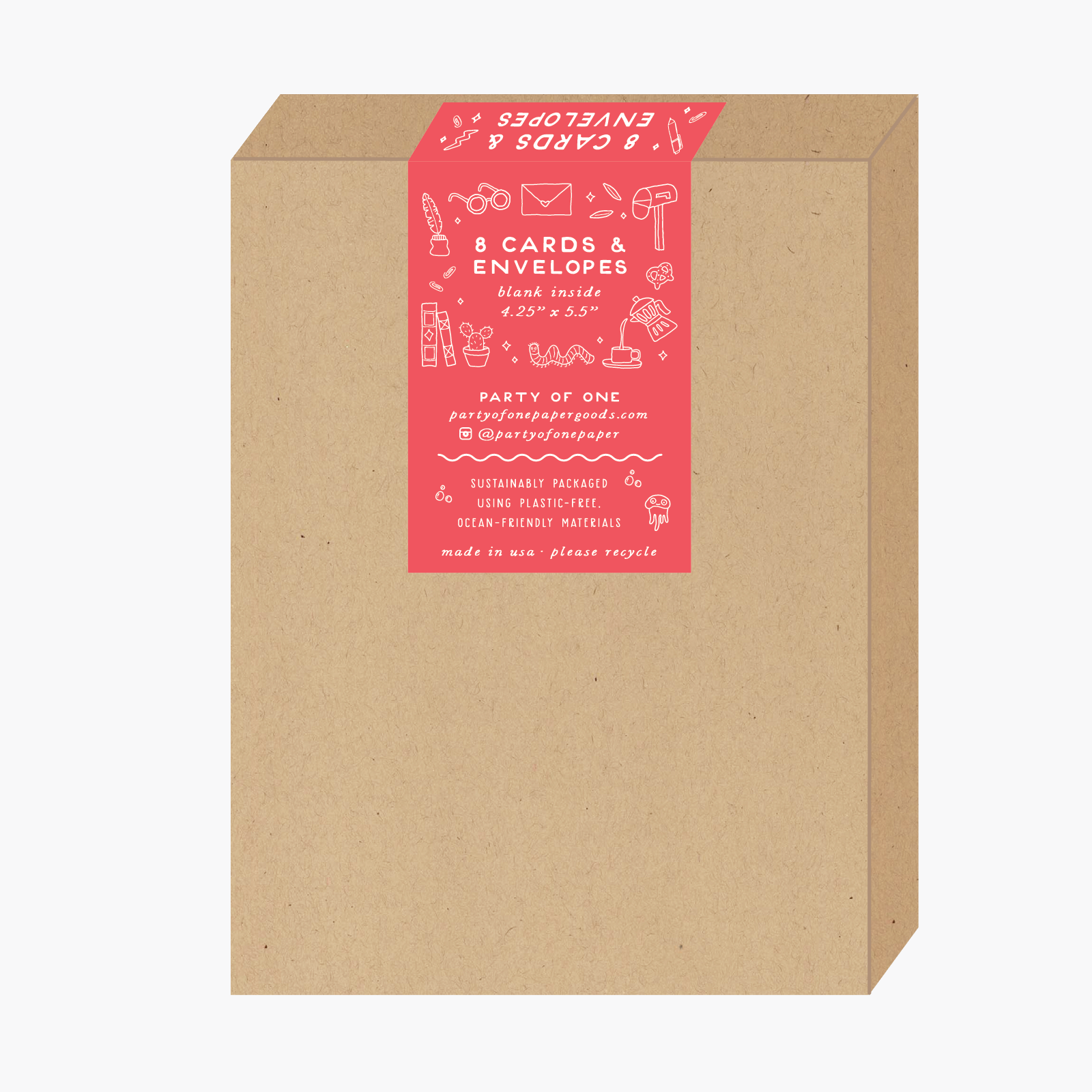 Party of One - Wholesale Season's Greetings Card - Boxed Stacks of Joy Holiday Card1