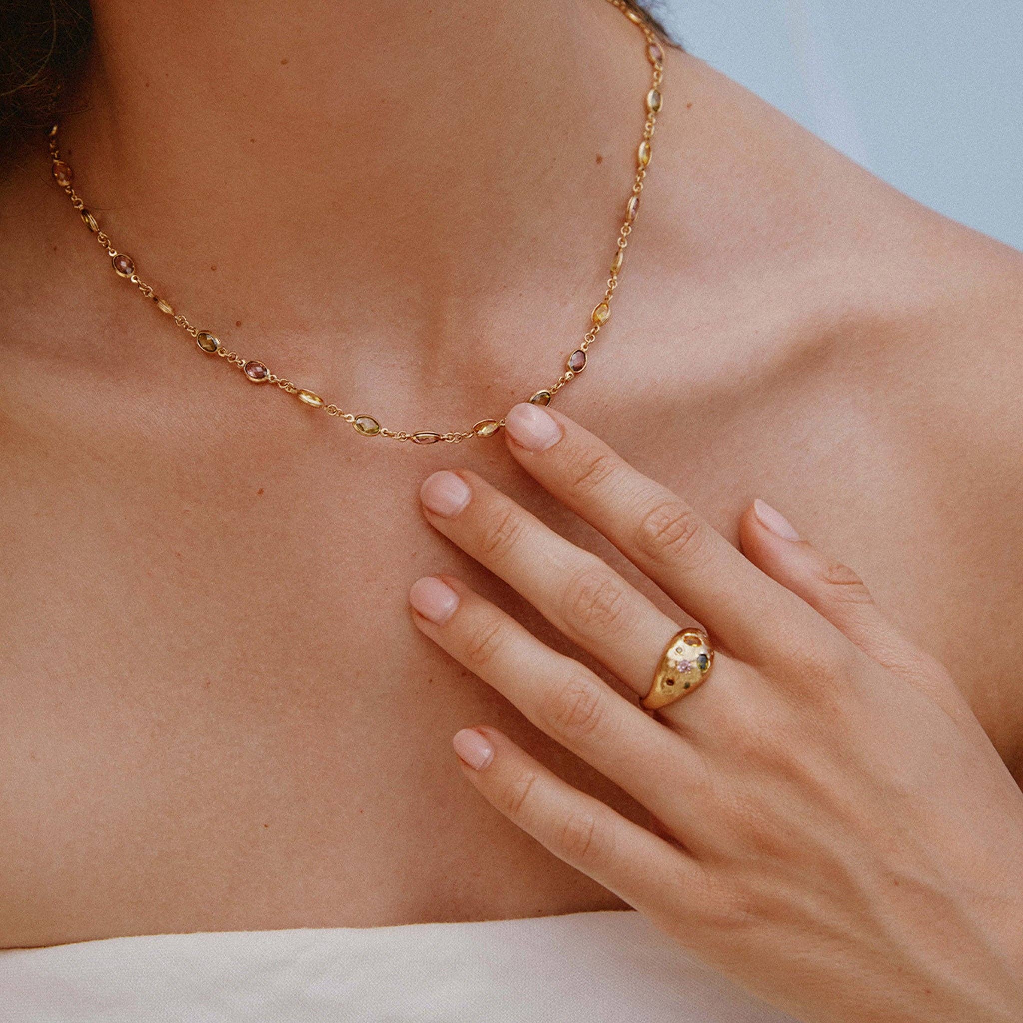 Agapée Jewelry - Wholesale Cocktail/Statement Ring - Dali Ring | Jewelry Gold Gift Waterproof3