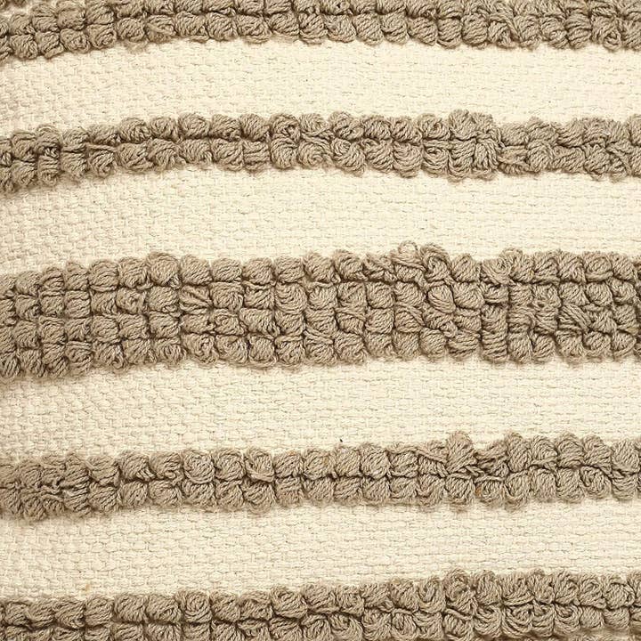 Natural REDEARTH Throw Pillow Covers 100% Cotton (18x18) Pack of 2 for wholesale on Faire5