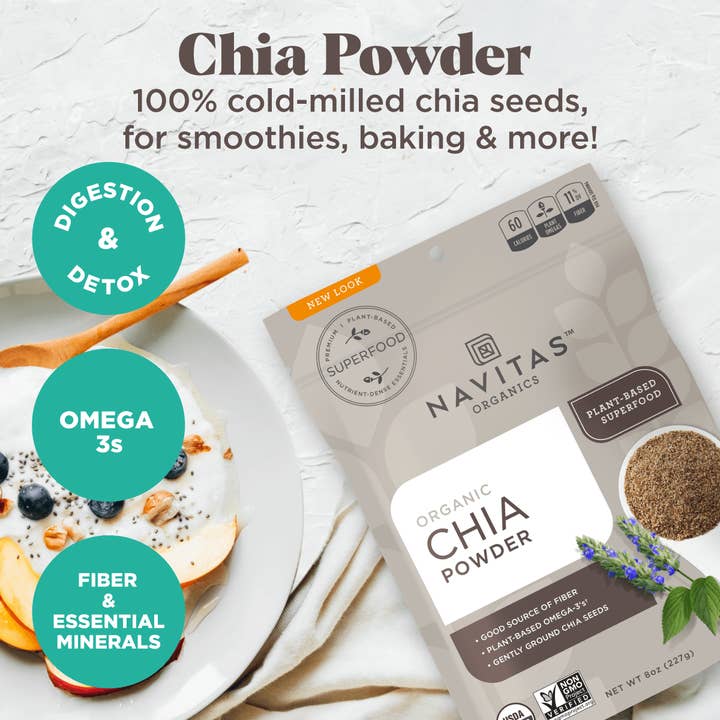 Navitas Organics - Wholesale Protein/superfood powder - Chia Seed Powder2