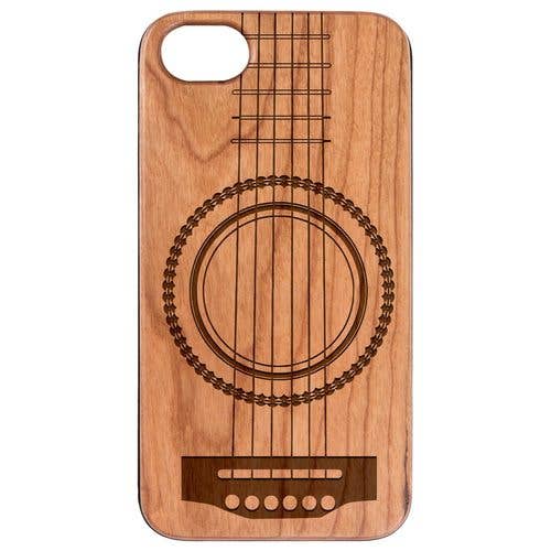Cherry Wood - Guitar 3 Engraved for wholesale by OTTO CASE
