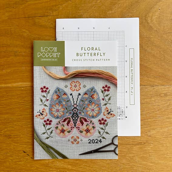 Floral Butterfly - Printed Pattern for wholesale by Love Poppet