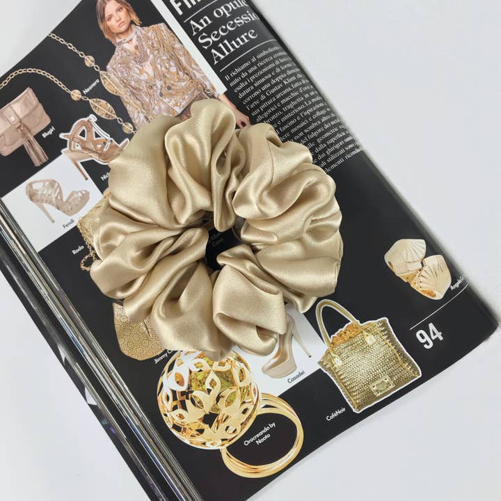 Elastico per capelli, realizzato in seta di gelso per la vendita all'ingrosso da parte di Misinda