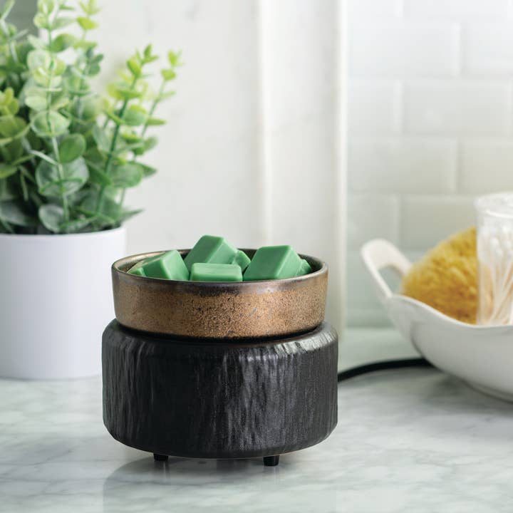 Candle Warmers Etc. - Wholesale Wax Melt - 2-IN-1 Fragrance Warmer Primitive Black