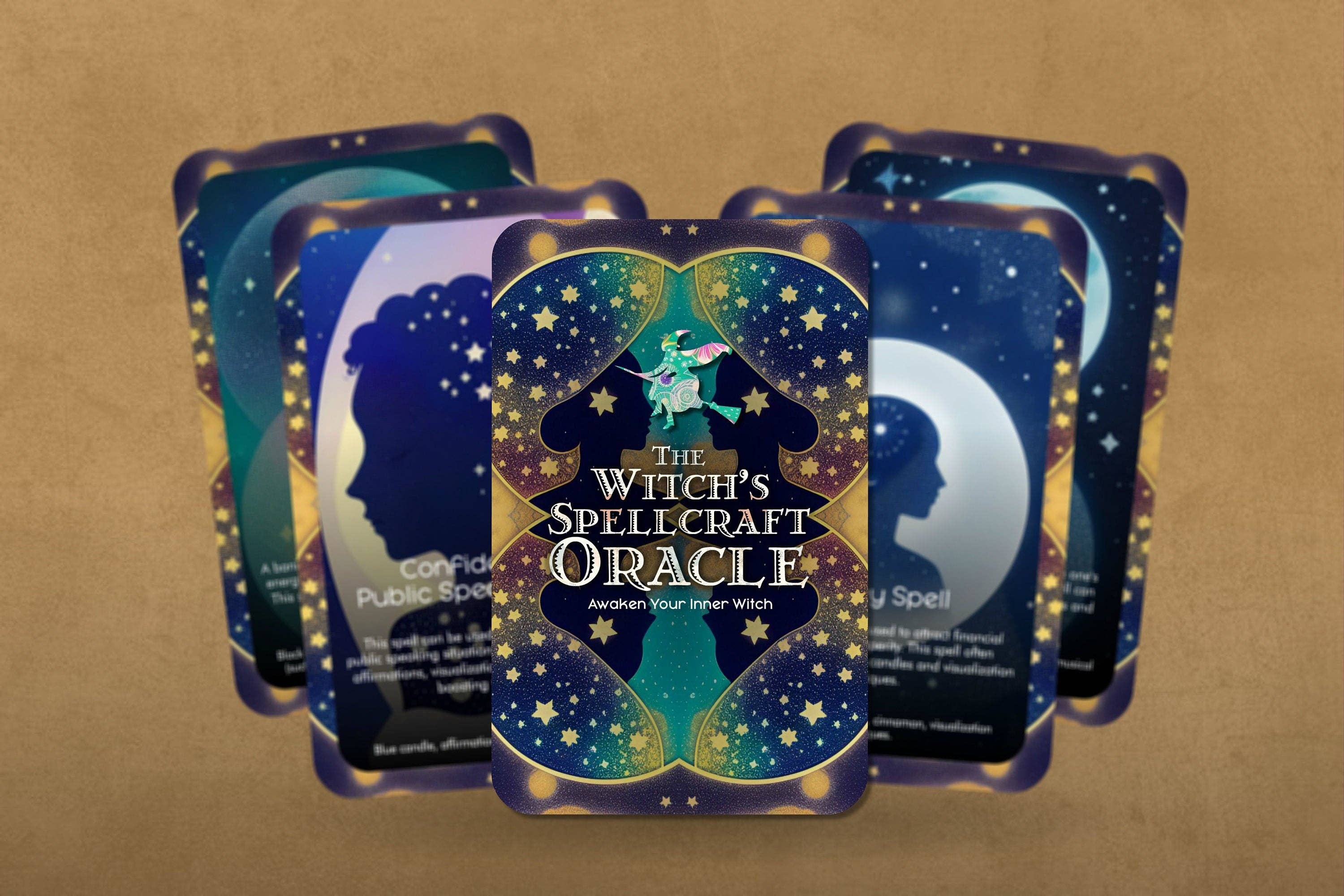 Ibiza Tarot USA - Wholesale Tarot Cards - The Witch's Spellcraft Oracle - Awaken your inner Witch - Oracle - Oracle Deck - Divination tools - oracle Gift - Magic Oracle - Witches1