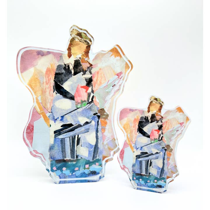 Lauren Dunn - Wholesale Decorative Tabletop Object - CLAUDIA ACRYLIC ANGEL BITTY, GLORY COLLECTION