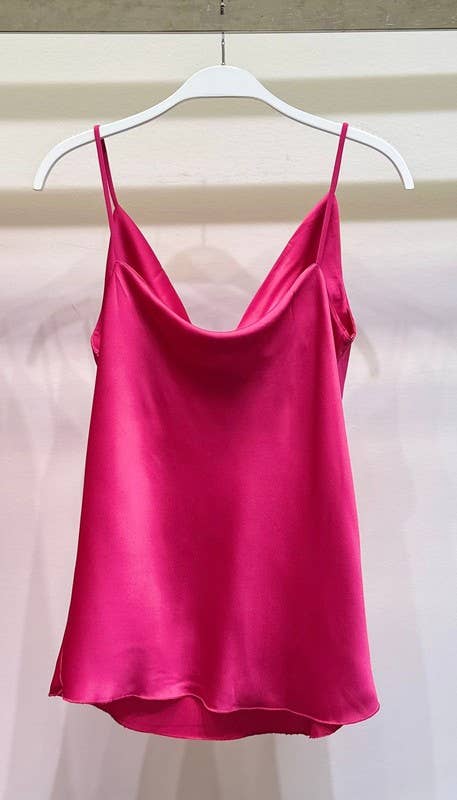 VENTI6 - Vente Chemise – femme - CAMISOLE À BRETELLES SPAGHETTI ET CAPUCHE (9861 SOLID)7