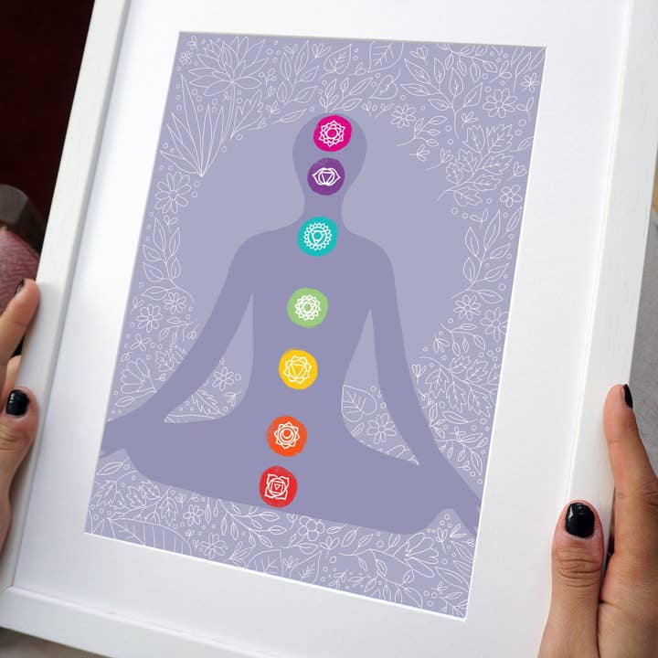 Chakra Poster Lavender for wholesale by Ant Design Gifts