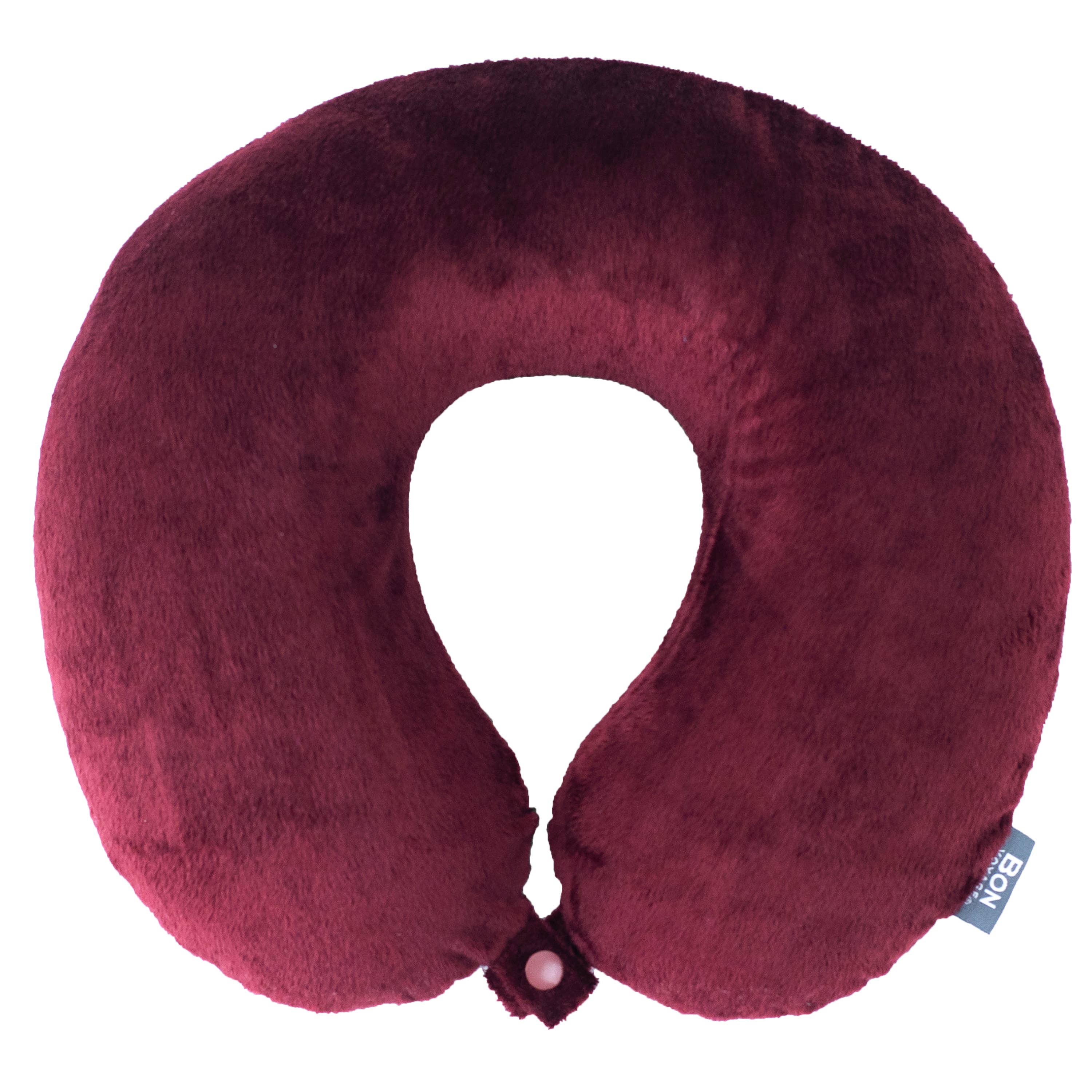 Sutton Home Fashions LLC - Wholesale Travel Pillow - Bon Voyage Classic Memory Foam Travel Neck Pillow Black2